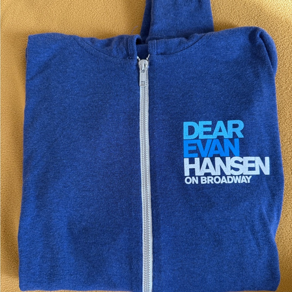 Blue Dear Evan Hansen Zip-Up Hoodie